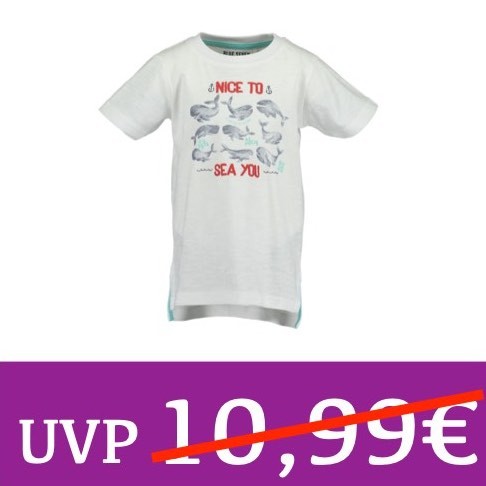 Jungen T-Shirt nice to sea you weiß BLUE SEVEN
