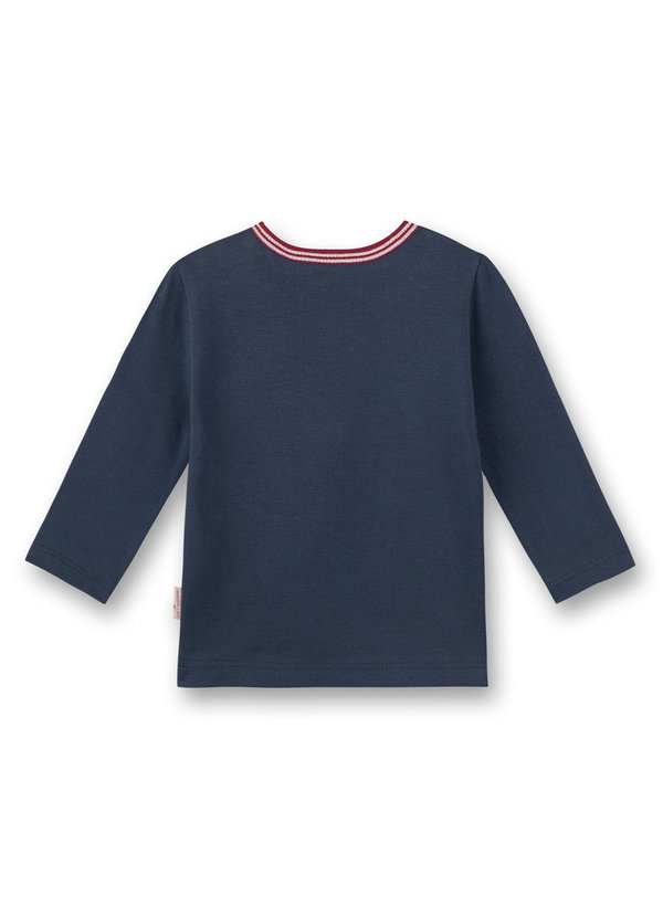 Langarm-Shirt mit Schwanen-Alloverprint dunkelblau Sanetta Fiftyseven