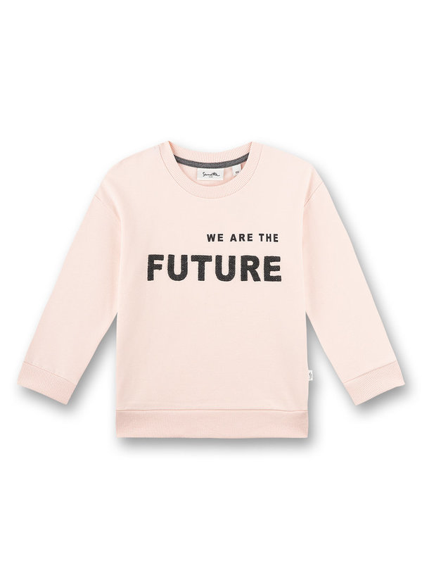 Mädchen Sweatshirt WE ARE THE FUTURE! rosa Sanetta PURE