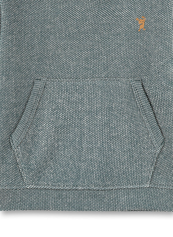 Kapuzen Sweatshirt Denim-Optik blau Sanetta PURE