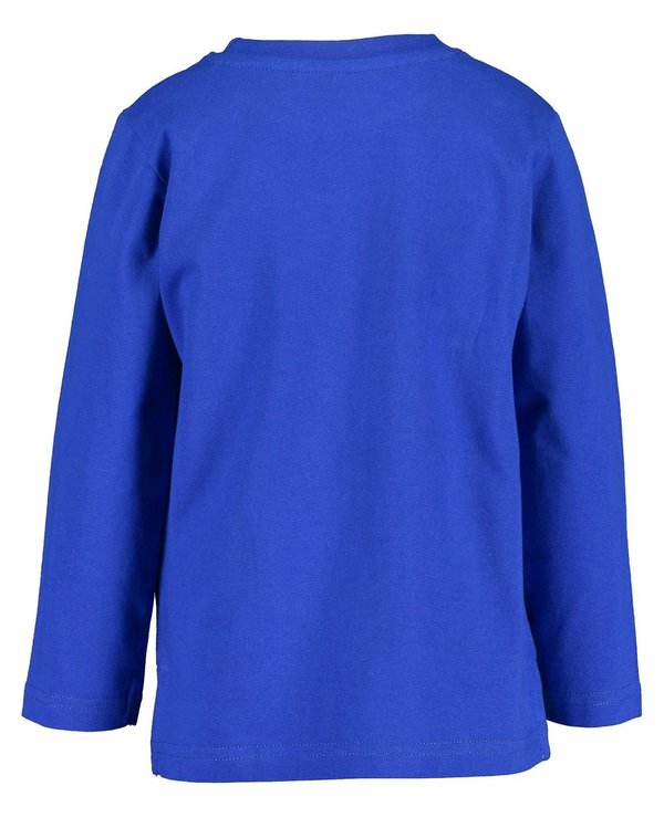 Langarm-Shirt fluoreszierend blau BLUE SEVEN