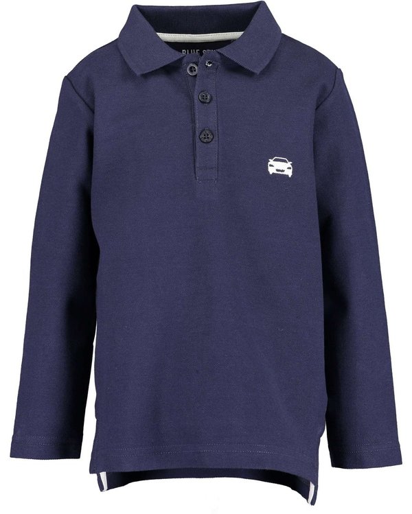 Polo-Shirt langarm dunkelblau BLUE SEVEN