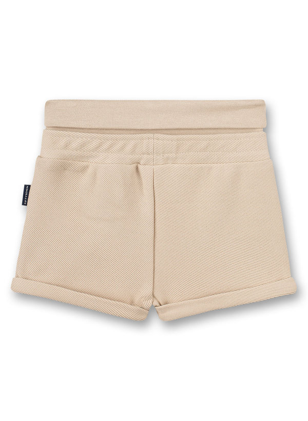 Schicke Shorts mit Umschlagbund beige Sanetta Fiftyseven