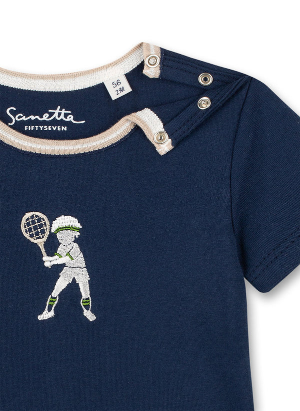 Jungen T-Shirt Tennisspieler Lucky Winners dunkelblau Sanetta Fiftyseven