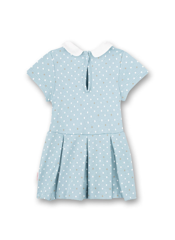 Mädchen-Kleid mit Bubikragen Fluffy Duckling hellblau Sanetta Fiftyseven