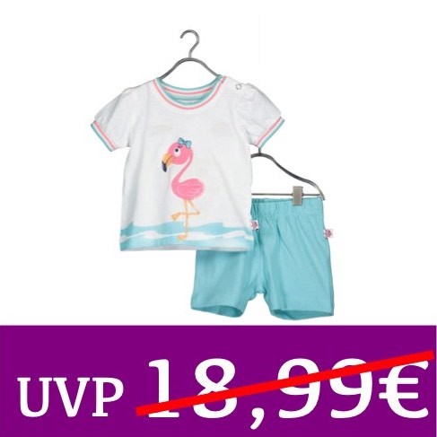 2er-Set: T-Shirt mit Shorts Flamingo BLUE SEVEN