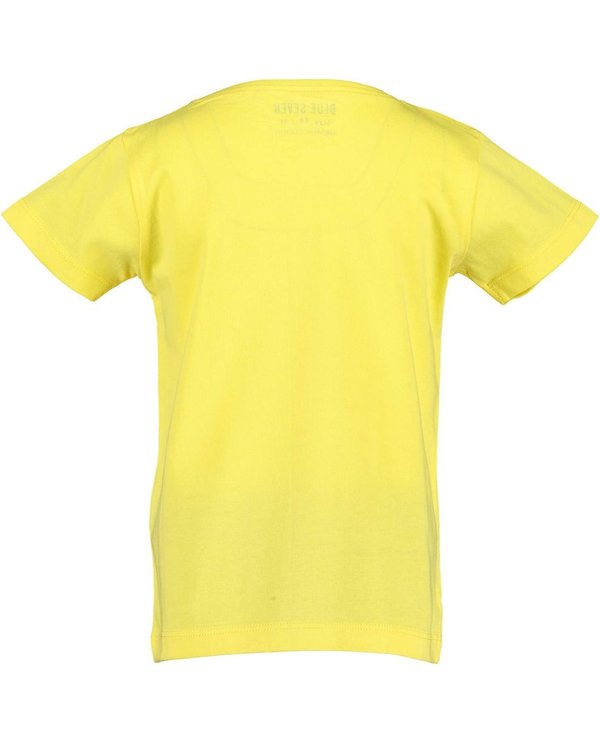 T-Shirt Pferd aus Pailletten gelb BLUE SEVEN