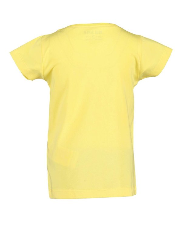 T-Shirt mit Wendepailletten gelb BLUE SEVEN