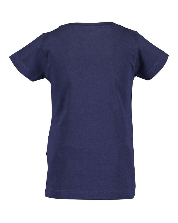 T-Shirt mit Wendepailletten blau BLUE SEVEN