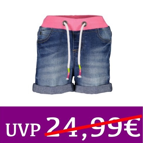 Mädchen Schlupf-Jeans-Shorts BLUE SEVEN