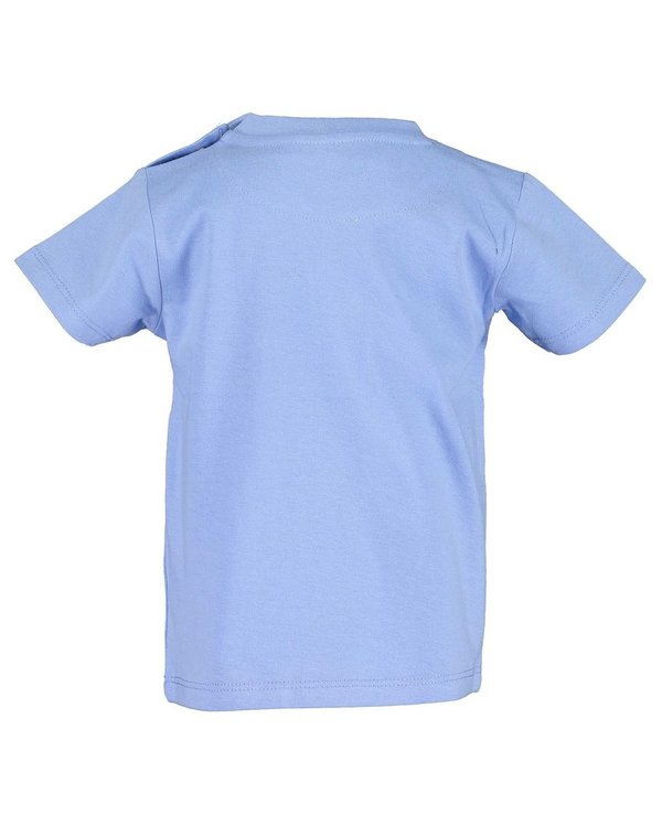 T-Shirt Jacket mit Krawatten-Print hellblau BLUE SEVEN