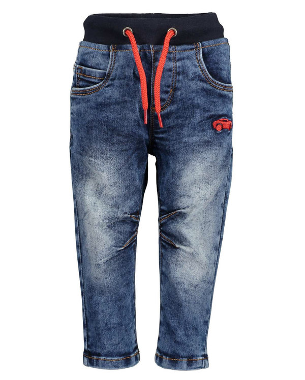Schlupf-Jogging-Jeans mit roten Auto BLUE SEVEN