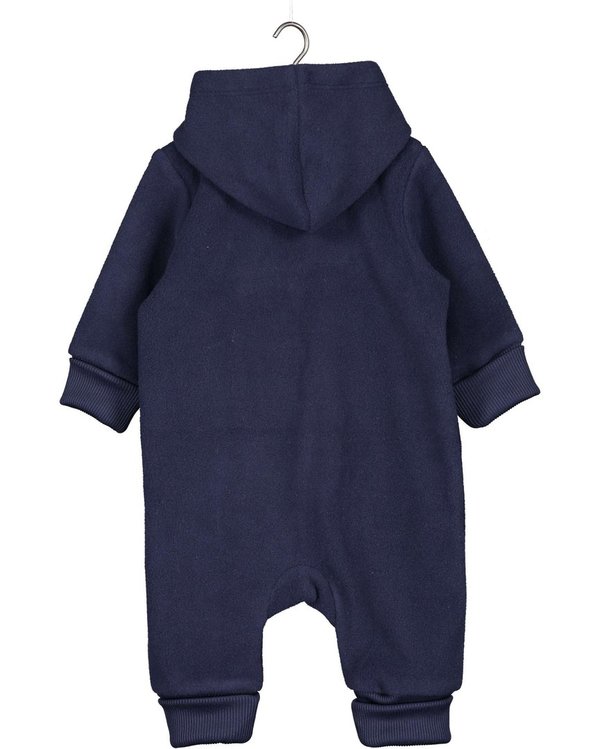 Fleece-Overall mit Kapuze little baby dunkelblau BLUE SEVEN