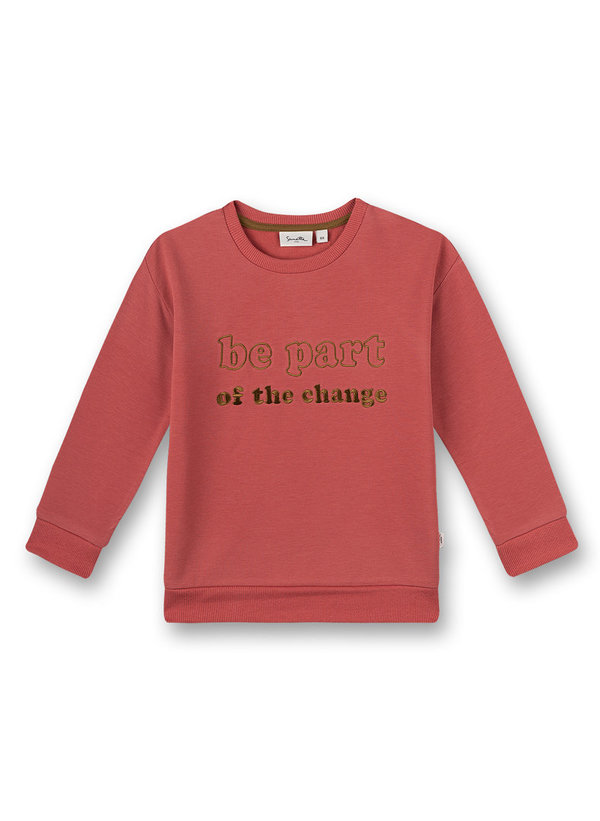 Sweatshirt be part of the change rosewood Sanetta PURE