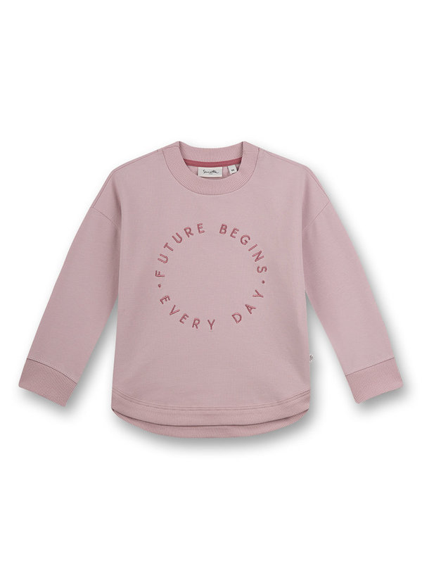 Sweatshirt FUTURE BEGINS EVERY DAY rosa Sanetta PURE