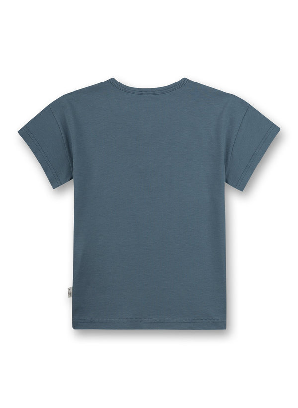 T-Shirt kurzarm blau Sanetta PURE