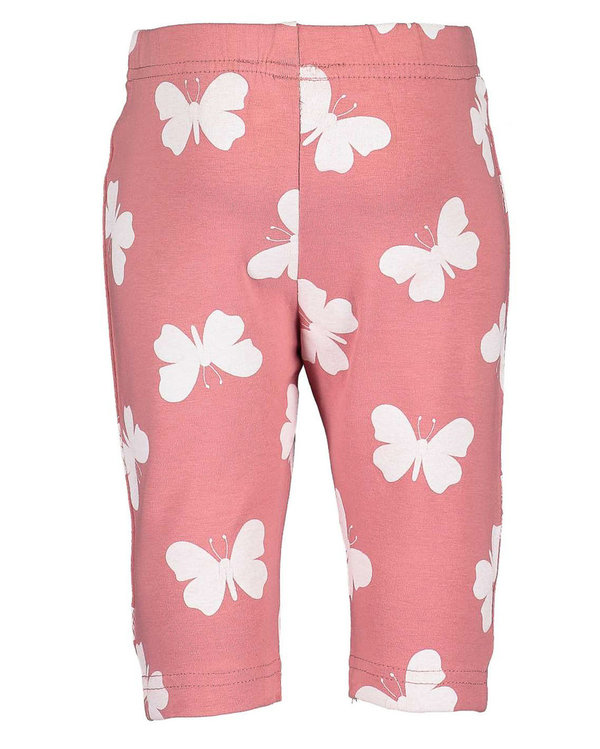 Capri-Leggings mit Schmetterlingprint rosa BLUE SEVEN