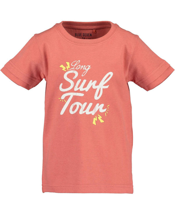 T-Shirt kurzarm long Surf Tour rot BLUE SEVEN