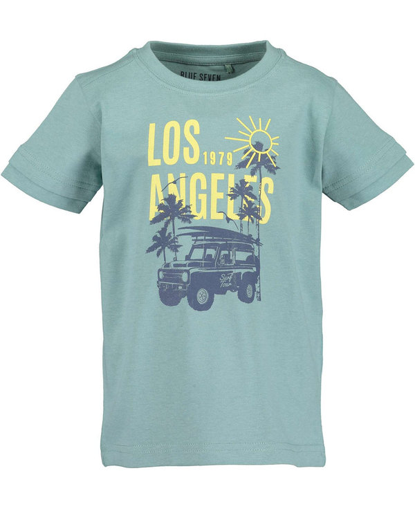 T-Shirt kurzarm LOS ANGELES gletscher BLUE SEVEN