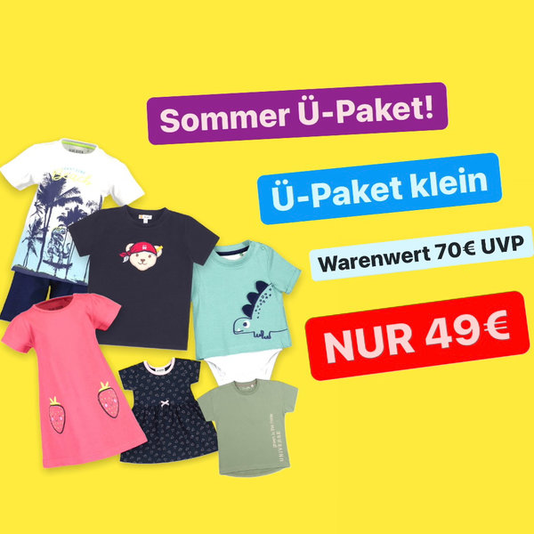 Ü-Paket Klein Sommermode im Wert von UVP 70€ für Mädchen oder Jungen