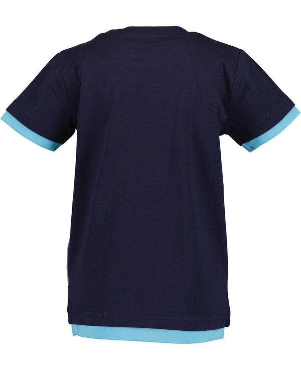 T-Shirt kurzarm dunkelblau BLUE SEVEN