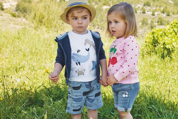 Mini Kids Frühjahr-/Sommermode 2023 von Steiff, JACKY, Sanetta Fiftyseven, Sanetta PURE und BLUE SEVEN Größen 68 bis 92 reduziert online kaufen